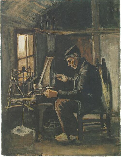 Man Winding Yarn, 1884, Vincent van Gogh