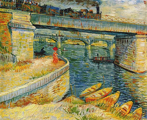 Les Ponts d'Asnières, 1887, Vincent van Gogh