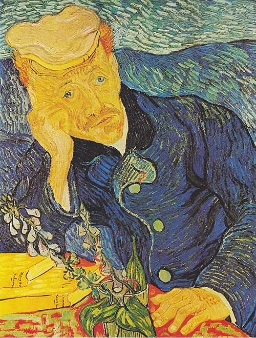 Portrait du Dr Gachet avec branche de digitale, 1890, Vincent van Gogh