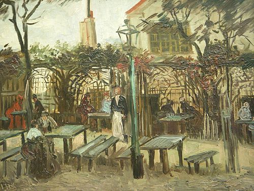 La Guinguette à Montmartre, 1886, Vincent van Gogh