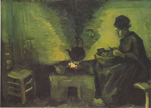 Paysanne près de l'âtre, 1885, Vincent van Gogh