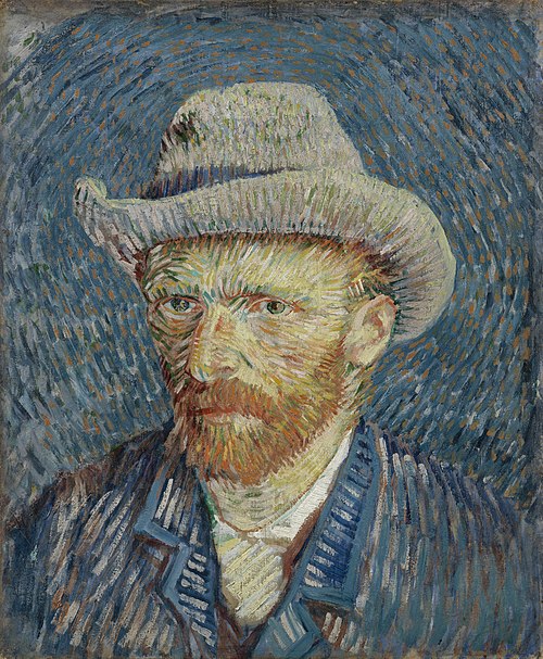 Autoportrait au chapeau de feutre, 1887, Vincent van Gogh