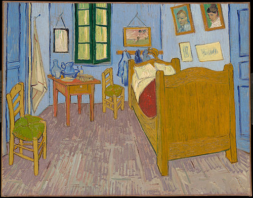 La Chambre de Van Gogh à Arles, 1889, Vincent van Gogh