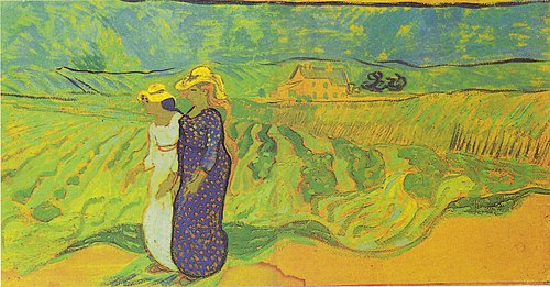 Deux Femmes à travers champs, 1890, Vincent van Gogh
