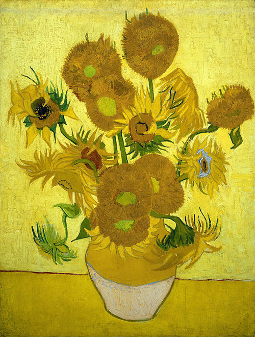 Sunflowers, 1889, Vincent van Gogh