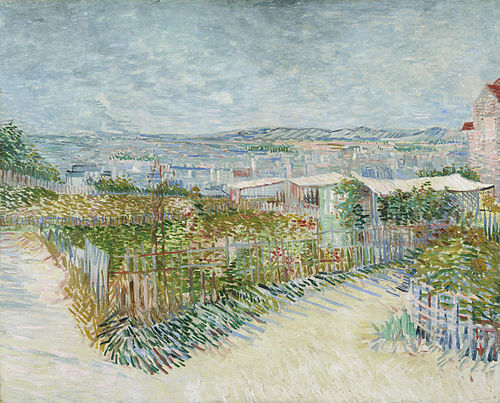 Montmartre: behind the Moulin de la Galette, 1887, Vincent van Gogh