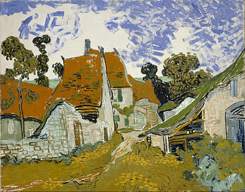Rue à Auvers-sur-Oise, 1890, Vincent van Gogh