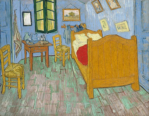 La Chambre à Coucher, 1889, Vincent van Gogh