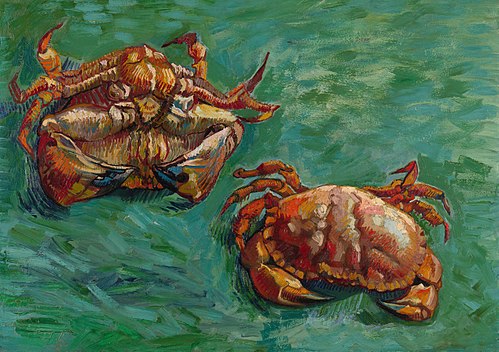 Deux Crabes, 1889, Vincent van Gogh