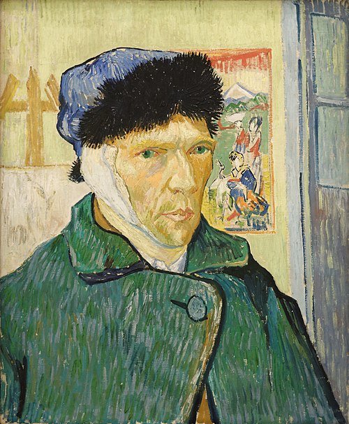 Autoportrait à l'oreille bandée, 1889, Vincent van Gogh