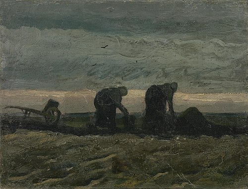 Women on the Peat Moor, 1883, Vincent van Gogh