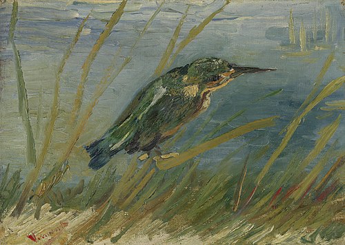 Martin-pêcheur au bord de l'eau, 1887, Vincent van Gogh
