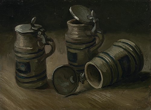 Beer Tankards, 1885, Vincent van Gogh