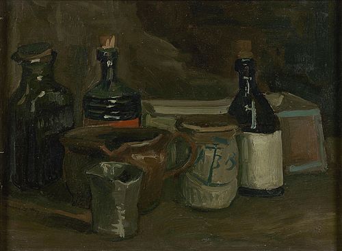 Still Life with Bottles and Earthenware, 1884, Vincent van Gogh