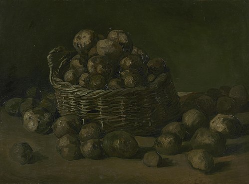 Nature morte avec un panier de pommes de terre, 1885, Vincent van Gogh