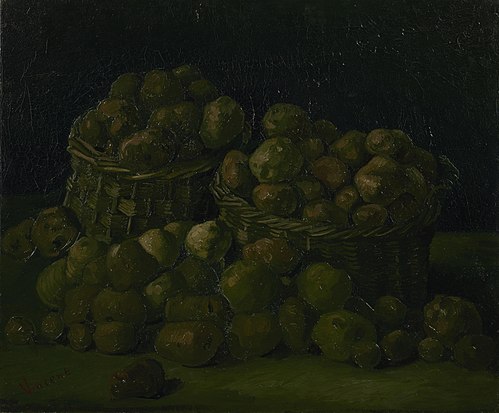 Baskets of Potatoes, 1885, Vincent van Gogh