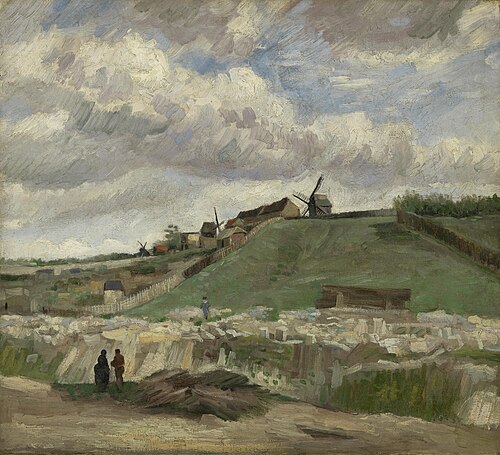 The Hill of Montmartre with Stone Quarry, 1886, Vincent van Gogh