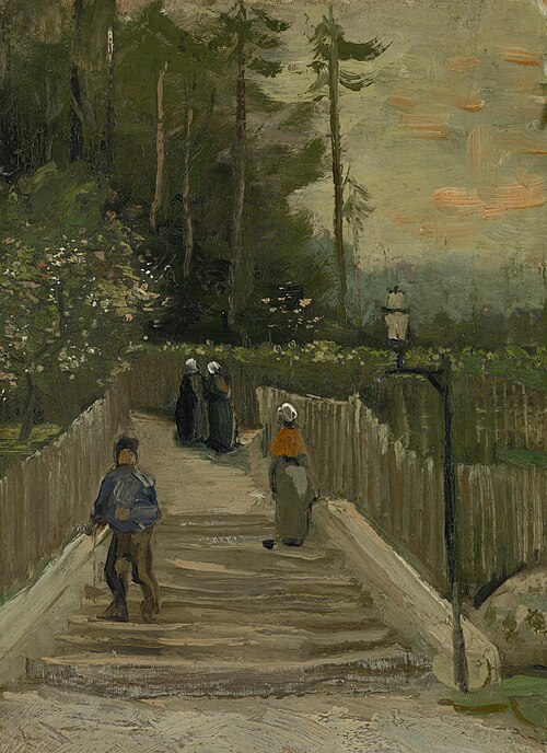 Rue de Montmartre, 1886, Vincent van Gogh