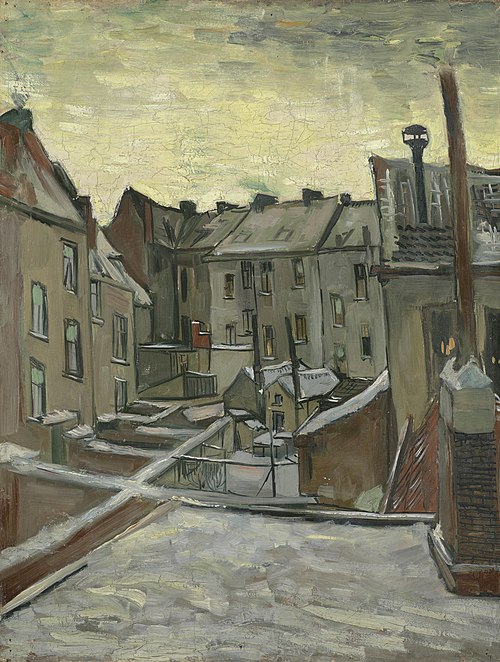 Houses Seen from the Back, 1885, Vincent van Gogh