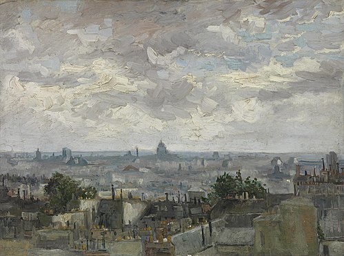 View of Paris, 1886, Vincent van Gogh