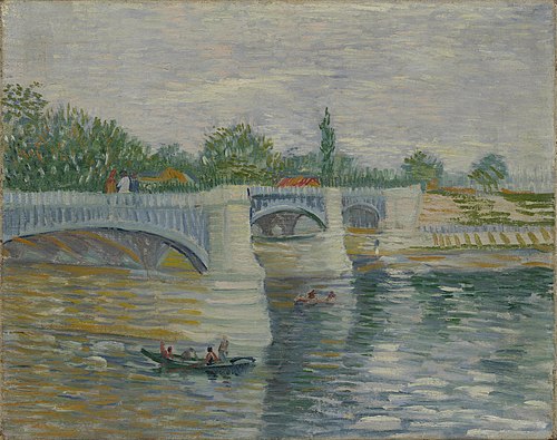 The Bridge at Courbevoie, 1887, Vincent van Gogh