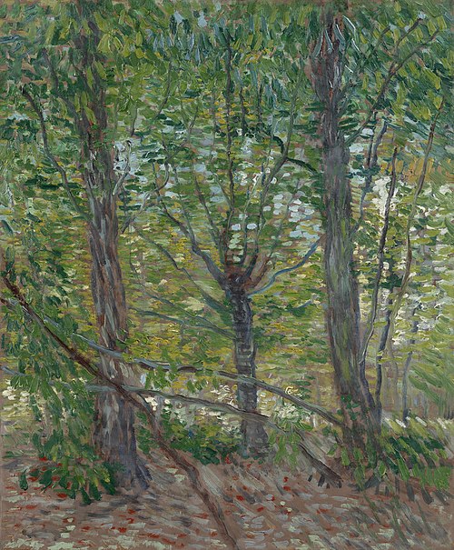 Trees, 1887, Vincent van Gogh