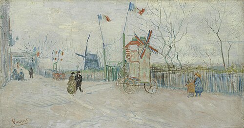 Impasse des Deux Frères, 1887, Vincent van Gogh