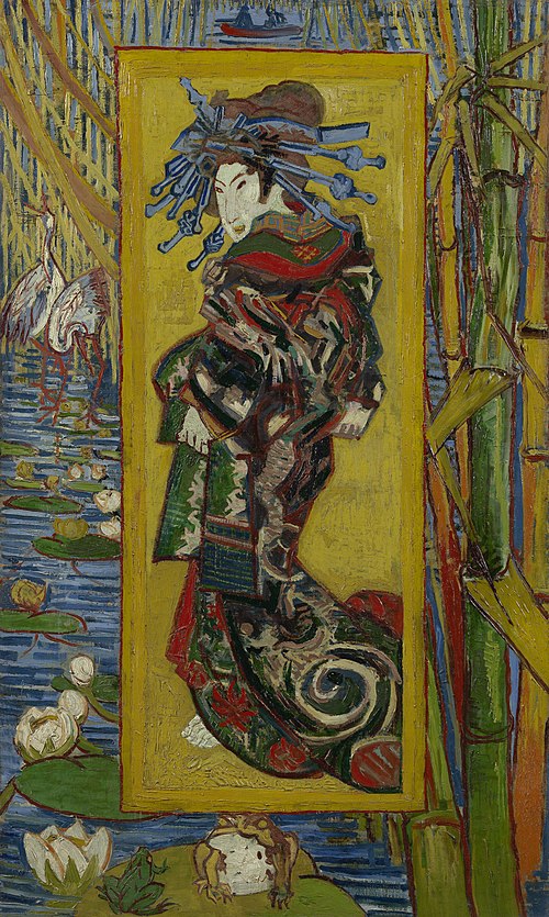 Courtesan (after Eisen), 1887, Vincent van Gogh