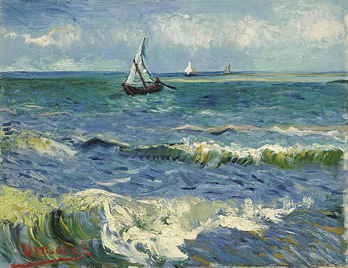 Seascape near Les Saintes-Maries-de-la-Mer, 1888, Vincent van Gogh