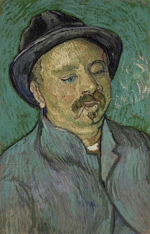 Portrait of a One-Eyed Man, 1889, Vincent van Gogh