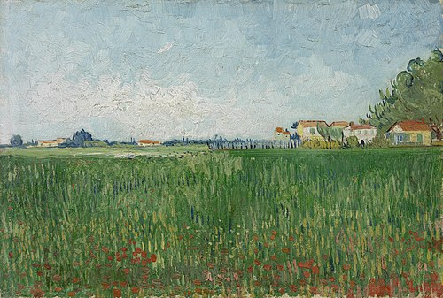 Field with Poppies, 1888, Vincent van Gogh