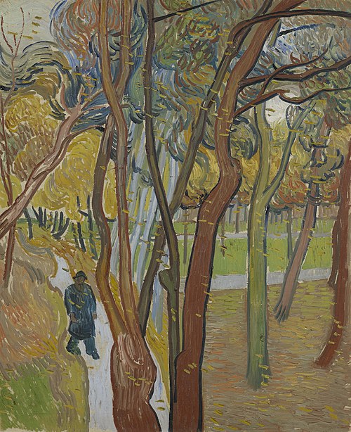 The Garden of Saint Paul's Hospital ('Leaf-Fall'), 1889, Vincent van Gogh