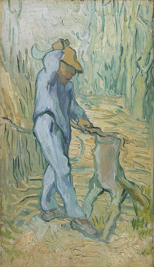 The Woodcutter (after Millet), 1889, Vincent van Gogh