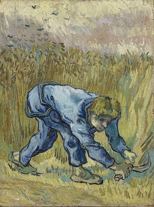 The Reaper (after Millet), 1889, Vincent van Gogh