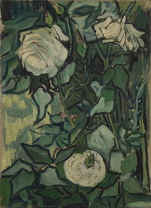 Roses, 1889, Vincent van Gogh