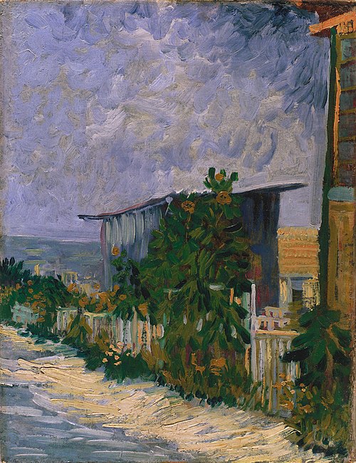 Abri à Montmartre, 1886, Vincent van Gogh