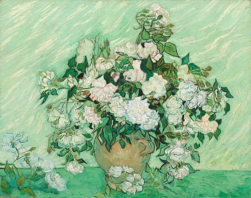 Roses, 1890, Vincent van Gogh