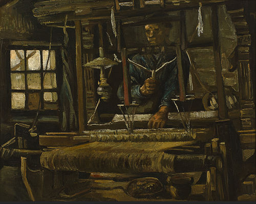 A Weaver's Cottage, 1884, Vincent van Gogh