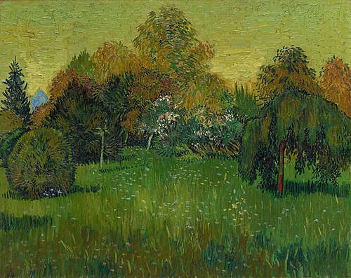Le poète jardin, 1888, Vincent van Gogh