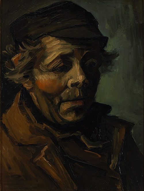 Head of a peasant, 1884, Vincent van Gogh