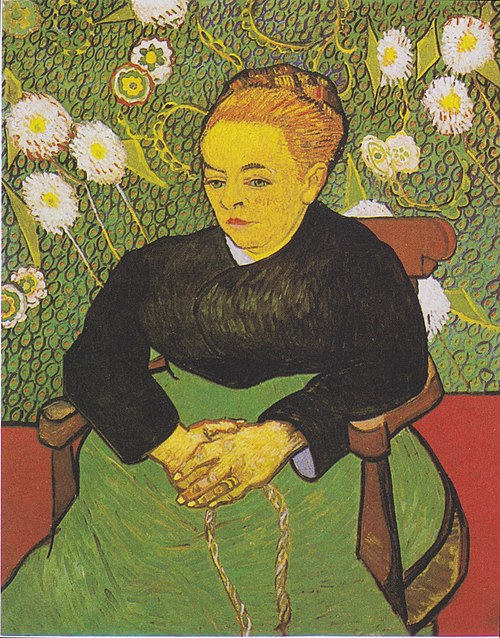 Lullaby: Madame Augustine Roulin Rocking a Cradle (La Berceuse), 1889, Vincent van Gogh