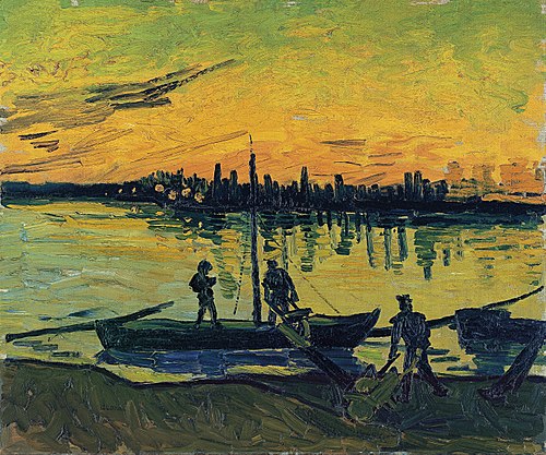 The Stevedores in Arles, 1888, Vincent van Gogh