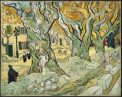 Les cantonniers, 1889, Vincent van Gogh