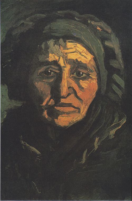 Head of a Woman (KM 111.262), 1885, Vincent van Gogh