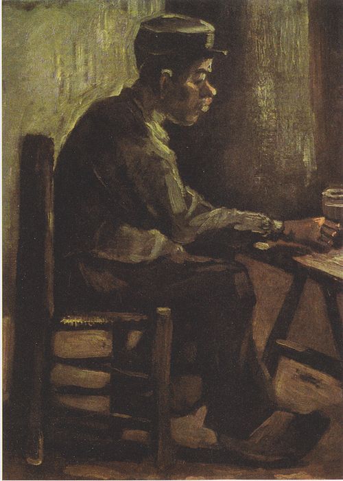 Homme à une table, 1885, Vincent van Gogh