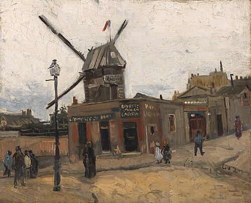 Le Moulin de la Galette, 1886, Vincent van Gogh