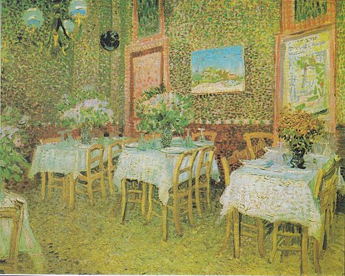 Interior of a restaurant, 1887, Vincent van Gogh