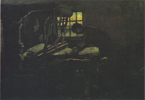 Weaver Arranging Threads, 1884, Vincent van Gogh