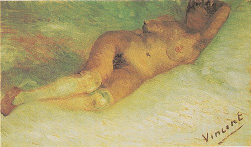 Nude Woman Reclining, 1887, Vincent van Gogh
