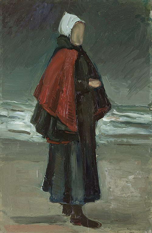 Fisherman's Wife on the Beach, 1882, Vincent van Gogh